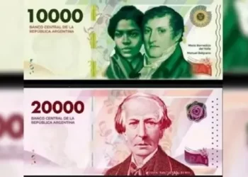 Cómo serán los billetes de $10.000 y $20.000