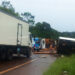 Dos heridos en un choque entre camiones sobre la ruta 12 a la altura de Eldorado