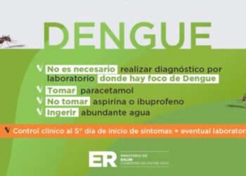 Dengue: hay más de 1.200 nuevos casos en Entre Ríos