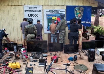 Candelaria: 9 detenidos tras allanamientos en aguantaderos repletos de objetos robados