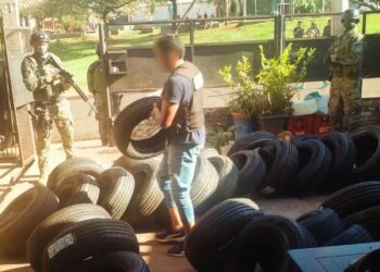 Incautaron neumáticos de contrabando valuados en casi $50 millones en Posadas