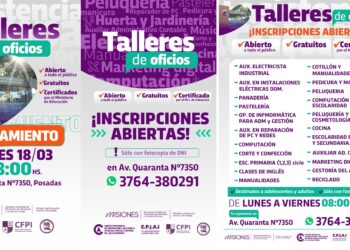 Presentarán más de 20 talleres de oficios en el Centro de Prevención de Adicciones