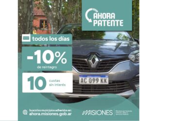 El programa Ahora Patente amplió su cobertura a más municipios de Misiones