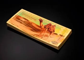 Dubái emitió un billete de oro de 24 quilatesDubái emitió un billete de oro de 24 quilates