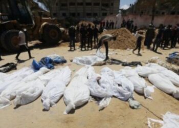 Elevan a 280 cifra de cuerpos encontrados en fosa común en Gaza