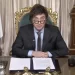Javier Milei anunció 0,2% de superávit en el primer trimestre