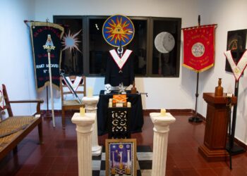 Inauguraron la muestra masónica en homenaje a Ramón Madariaga