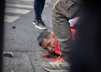 Represión con doce detenidos y un periodista herido con bala de goma