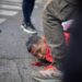 Represión con doce detenidos y un periodista herido con bala de goma