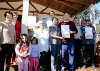 El gobierno avanza con el programa de regularización dominial del Iprodha en Almafuerte