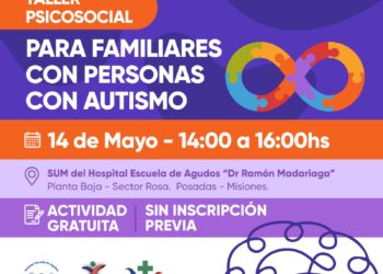 Taller Psicosocial familiar para personas con autismo en el Hospital Madariaga
