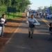 Docentes cortan el ingreso a Puerto Iguazú