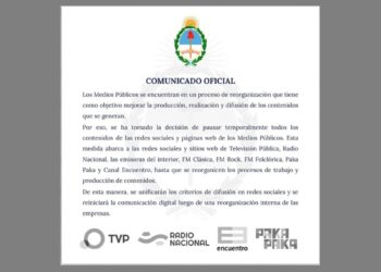 Apagón de medios públicos