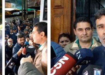 Otro NO de la policía a la propuesta del Gobierno: sigue el acampe