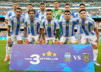 La selección argentina le ganó 1 a 0 a Ecuador