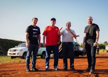 Passalacqua supervisó las obras de refacción del autódromo de Oberá