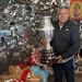 Chiqui Tapia llevó la Copa América a la Difunta Correa