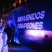 Miles de hinchas recibieron a los bicampeones de fútbol de América