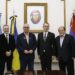 El gobernador Passalacqua recibió al embajador de Ucrania en Argentina