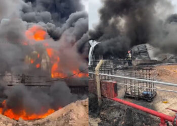 Incendio en el Parque Industrial de Gualeguaychú