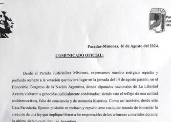 El PJ Misiones repudia la visita de diputados de LLA a genocidas
