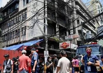 Once muertos por un incendio que afectó un edificio en Manila
