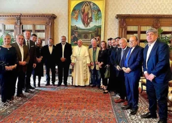 El Papa Francisco recibió a los líderes CGT en el Vaticano