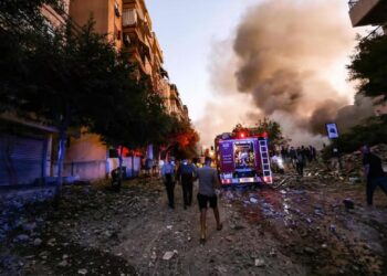 Israel bombardeó el comando central de Hezbolá en la capital de Líbano