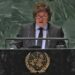 Milei acusa a la ONU de perder credibilidad y de imponer una agenda ideológica