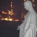 Milagro en Córdoba: se incendió un santuario y la imagen de la Virgen quedó intacta