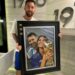Obra de artista misionera llega a manos de Lionel Messi