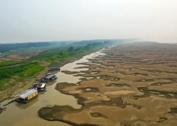 El río Amazonas descendió a su nivel más bajo desde que hay registros