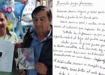 Los padres de Loan Peña le enviaron una carta al Papa Francisco