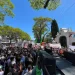 Protesta por los derechos de las personas con discapacidad frente a la Quinta de Olivos