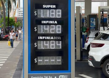 La nafta súper aumentó en Posadas cerca del 1,55 por ciento