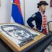 Un retrato del general Artigas se suma al patrimonio cultural de Casa de Gobierno