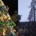 Se incendió el árbol navideño de la plaza central de Capioví