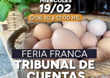 Productores ofrecerán frutas, verduras y productos regionales en la feria Tribunal de Cuentas