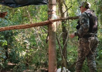 Policías ambientales desmantelaron dos campamentos ilegales de caza furtiva