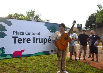 El barrio Cocomarola Oeste de Posadas inauguró Plaza Cultural