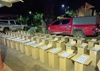 Gendarmes decomisaron más de 49 mil paquetes de cigarrillos en Misiones