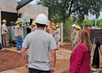 Subestación transformadora para potenciar energía en el Instituto Misionero del Cáncer