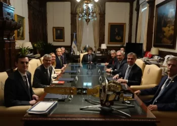 Javier Milei se reunió con el secretario del Tesoro de Estados Unidos en la Casa Rosada