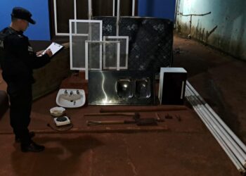 Guaraní: recuperaron bienes robados de una vivienda en construcción y demoró a dos menores