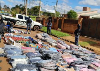 Secuestraron mercadería ilegal valuada en 40 millones de pesos en Puerto Iguazú
