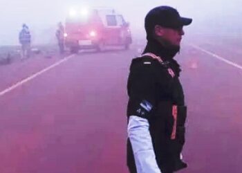 Dos de Mayo: dos muertos en un choque entre un ómnibus y una moto