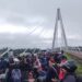 Protesta de paseros paraliza el puente Posadas Encarnación