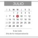 Sólo el 9 de julio será feriado durante esa semana