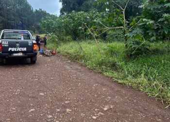 El Soberbio: un motociclista murió al despistar en zona rural