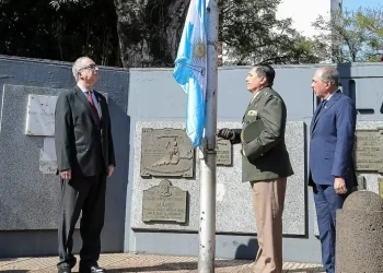 Passalacqua encabezó el acto por el 175° aniversario del paso a la inmortalidad de San Martín e inauguró obras en la Asociación Sanmartiniana